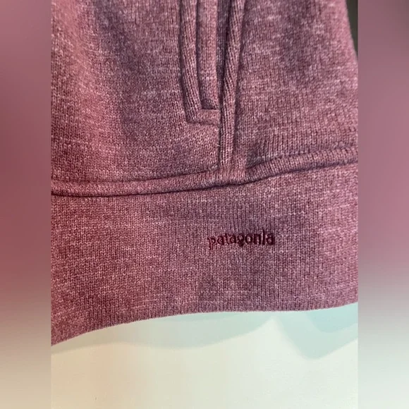 Patagonia Iceland Women's Zip-Up Hooded Sweater Jacket - Plum - Picture 3 of 7